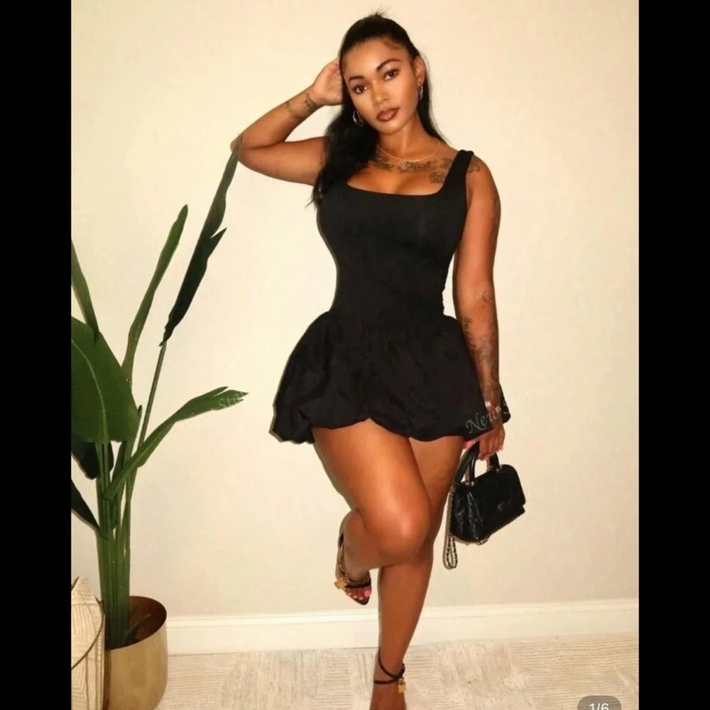 Elegant Black Mini Dress